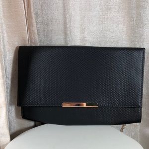 Jessica McClintock Black Shoulder Bag